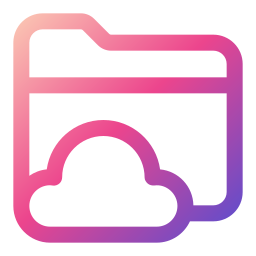 Cloud folder icon