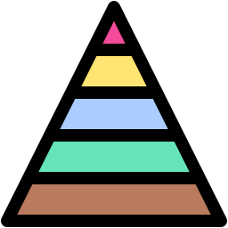 pyramide Icône