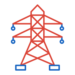 Electric tower icon