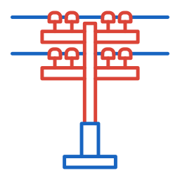 poteau électrique Icône