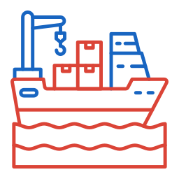 Cargo ship icon