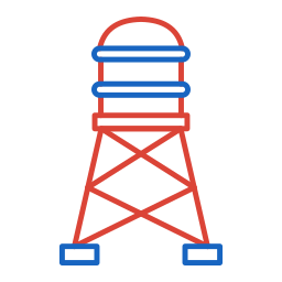 Water tower icon