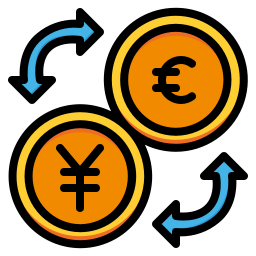 Money exchange icon