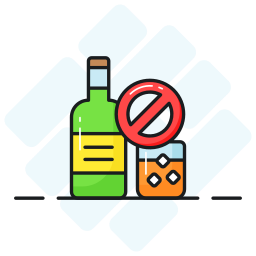 No alcohol icon