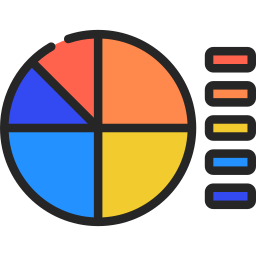 gráfico de pizza Ícone