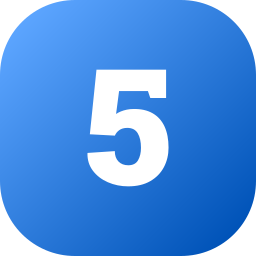 número 5 Ícone