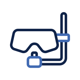 Diving glasses icon