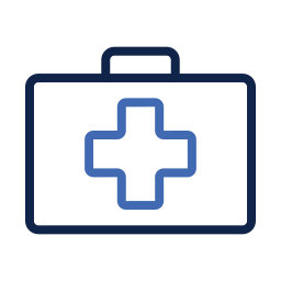 Medical kit icon