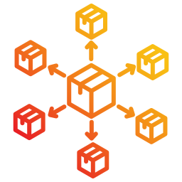 distribution Icône