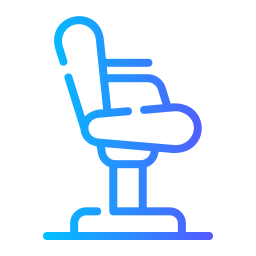 Barber chair icon