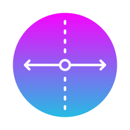 diamètre Icône