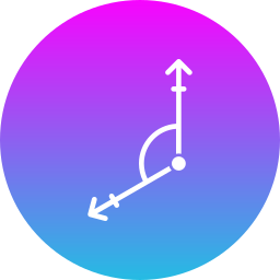 Reflex angle icon