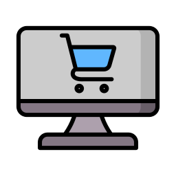 Online shopping icon