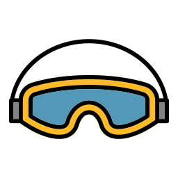 Safety glasses icon