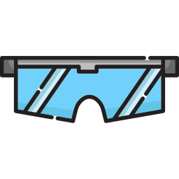 Safety glasses icon