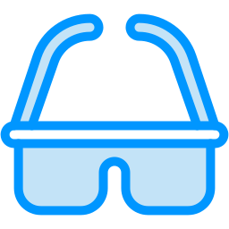 Safety glasses icon