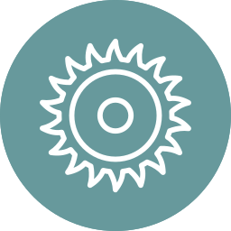 Circular saw icon