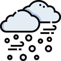 Snow storm icon