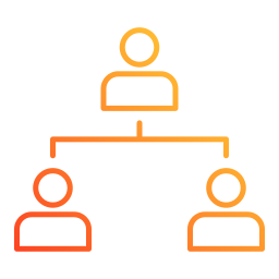 structure d'organisation Icône