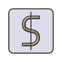 Dollar symbol icon