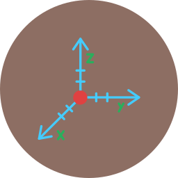 Coordinate axes icon