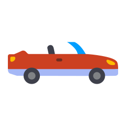 Convertible car icon