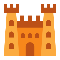 Sand castle icon