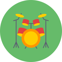 Drum kit icon