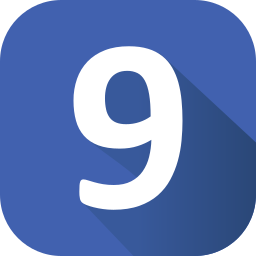 Number 9 icon