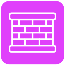 Bricks wall icon