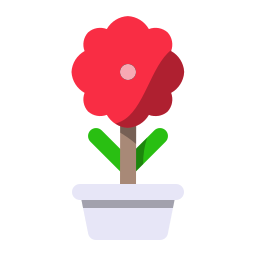 Flower pot icon