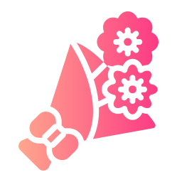 Flower bouquet icon