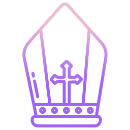 Pope crown icon