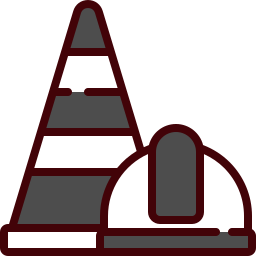 Traffic cone icon