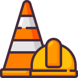 Traffic cone icon