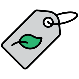 Eco tag icon