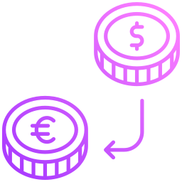 Currency exchange icon