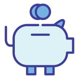 Piggy bank icon