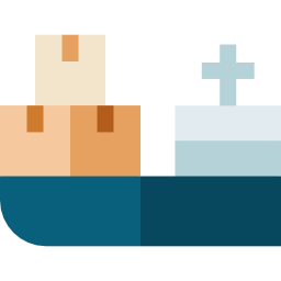 Cargo ship icon