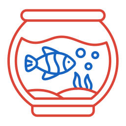 Fish bowl icon