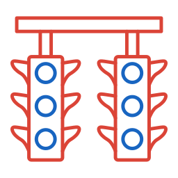 Traffic light icon