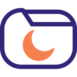 Crescent moon icon