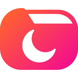 Crescent moon icon