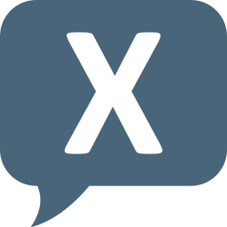 Letter x icon