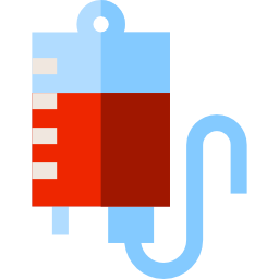 Blood transfusion icon