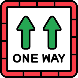 One way icon