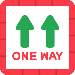 One way icon