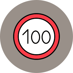 Speed limit icon