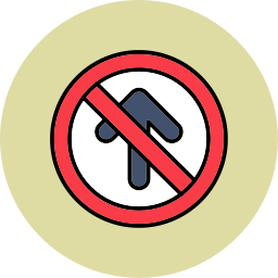 No entry icon