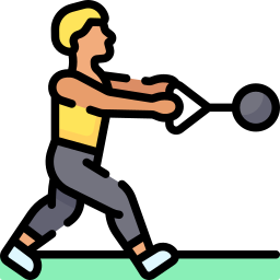 Hammer throw icon